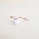 Thin bangle cuff bracelet
